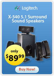 Logitech &nbsp;- &nbsp;X-540 5.1 Surround Sound Speakers