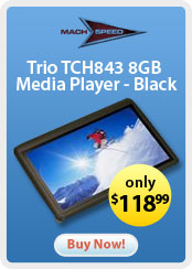 Mach Speed Technologies Trio TCH843 8GB Media Player