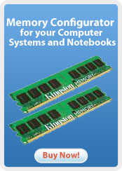 Memory Configurator &nbsp;for your Computer Systems and Notebooks