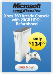 Microsoft Xbox 360 Arcade Console with 20GB HDD - Refurbished
