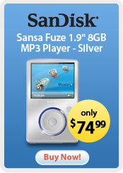 Sansa Fuze 1.9" 8GB MP3 Player