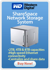 Western Digital ShareSpace Network Storage System