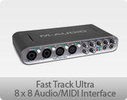 M-Audio Fast Track Ultra 8 x 8 Audio/MIDI Interface