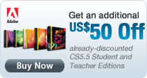Adobe Get an additional US50 Off