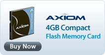 Axiom Memory Solutions 4GB Compact Flash Memory Card