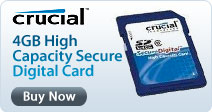 Crucial Technology 4GB High Capacity Secure Digital Card