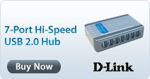 D-Link 7-Port Hi-Speed USB 2.0 Hub
