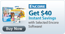 Get up to $40 Instant Savings with Selected Encore Software!