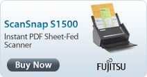 Fujitsu ScanSnap S1500 Instant PDF Sheet-Fed Scanner