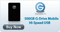 G-Technology 500GB G-Drive Mobile Hi-Speed USB 