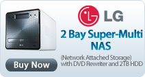 LG Electronics 2 Bay Super-Multi NAS
