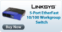 Linksys 5-Port EtherFast 10/100 Workgroup Switch