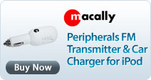 MacAlly Peripherals FM Transmitter &amp; Car Charger for iPod