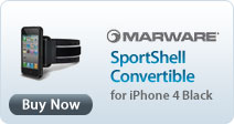 Marware SportShell Convertible for iPhone 4 Black