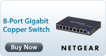 NetGear 8-Port Gigabit Copper Switch