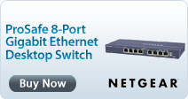 NetGear ProSafe 8-Port Gigabit Ethernet Desktop Switch