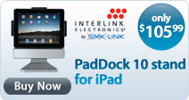 SMK-Link PadDock 10 stand for iPad