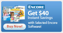 Get up to $40 Instant Savings with Selected Encore Software!