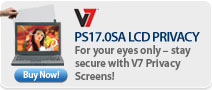 V7 PS17.0SA LCD PRIVACY &nbsp;For your eyes only &nbsp;stay secure with V7 Privacy Screens!