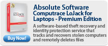 Absolute Software &nbsp;Computrace LoJack for Laptops - Premium Edition