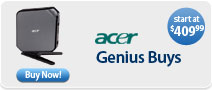 Acer Genius buys start at $409.99