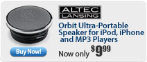 Altec Lansing Orbit Ultra-Portable Speaker for iPod, iPhone and MP3 Players