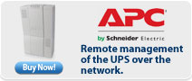 APC Remote management of the UPS over the network.