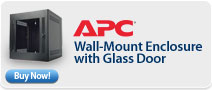 APC Wall-Mount Enclosure with Glass Door