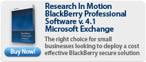 Research In Motion &nbsp;BlackBerry Professional Software v. 4.1 Microsoft Exchange