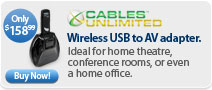 Cables Unlimited - Wireless USB to AV adapter.