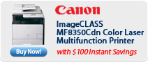 Canon ImageCLASS MF8350Cdn Color Laser Multifunction Printer