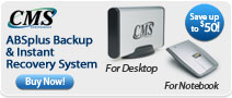 CMS ABSplus Backup &amp; Disaster Recovery System