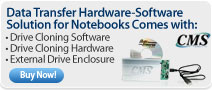 Data Transfer Hardware-Software Solution for Notebooks