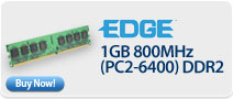 Edge 1GB 800MHz (PC2-6400) DDR2