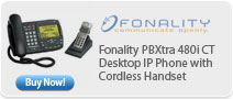 Fonality &nbsp;PBXtra 480i CT Desktop IP Phone with Cordless Handset