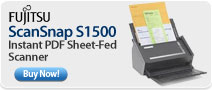 ScanSnap S1500 Instant PDF Sheet-Fed Scanner