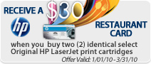 HP $30 restaurantcard