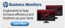 HP Business Monitors Engineered to help