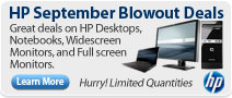 HP September Blowout Deals