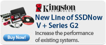New Line of SSDNow V+ Series G2 Increase the performance of existing systems.