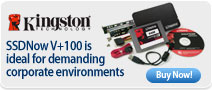 SSDNow V+100 is ideal for demanding corporate environments