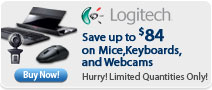 Save on Logitech Mice Keyboards and Webcams