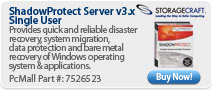 ShadowProtect Server v3.x &nbsp;Single User