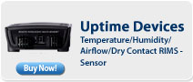 Uptime Devices Temperature/Humidity/Airflow/Dry Contact RIMS - Sensor