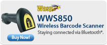 Wasp WWS850 Wireless Barcode Scanner