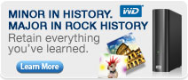 Western Digital. Minor in History, Major in Rock History