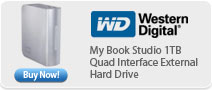 My Book Studio 1TB Quad Interface External Hard Drive