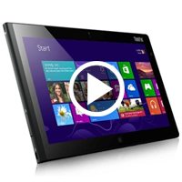 Lenovo ThinkPad Tablet 2 - Atom Z2760 1.8GHz, 2GB RAM, 64GB Flash, 10.1, Win8Pro x86
