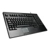 Adesso Easy-Touch Keyboard with Touchpad - PS/2 - Black