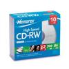 Memorex CD-RW High Speed 8x - 12x 700MB Storage Media - 10 pack with Slimline Jewel Case